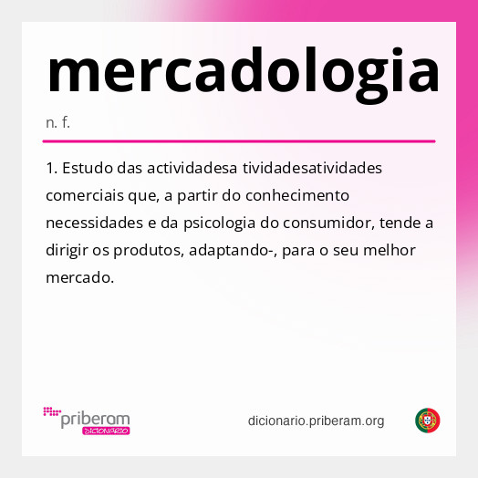 Significado de mercadologia