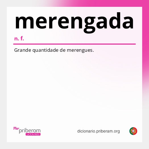 Significado de merengada