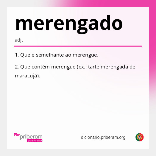 Significado de merengado