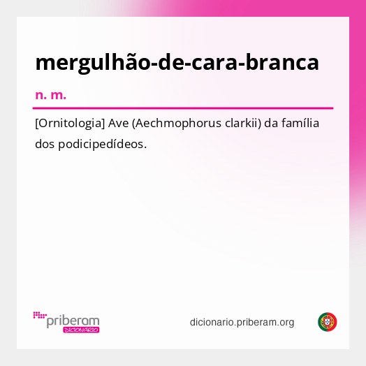 Significado de mergulhão-de-cara-branca
