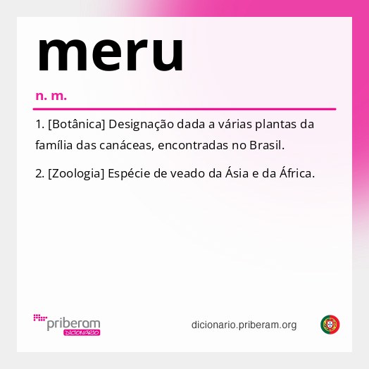 Significado de meru