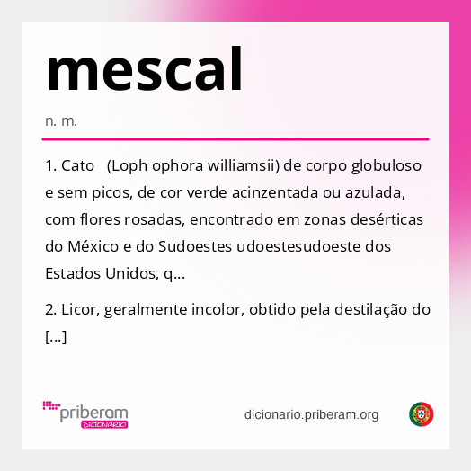 Significado de mescal