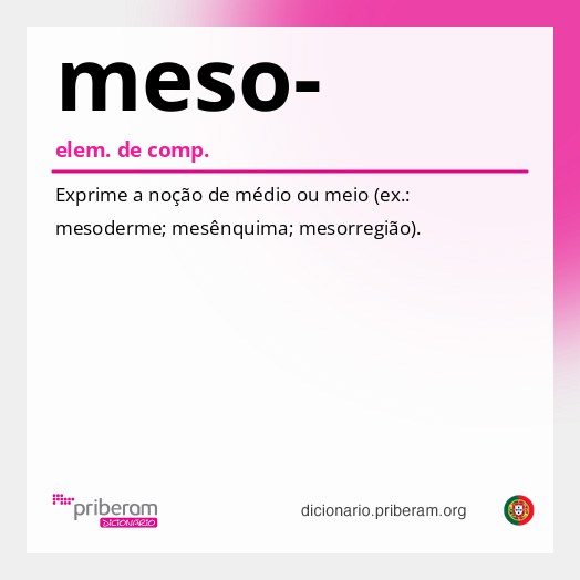 Significado de meso-