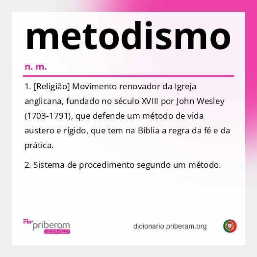 Significado de metodismo