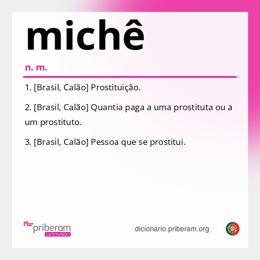 Significado de michê