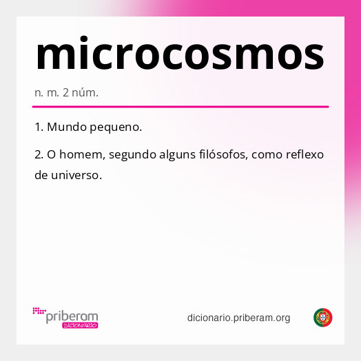 Significado de microcosmos