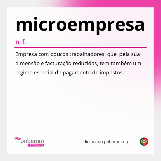 Significado de microempresa