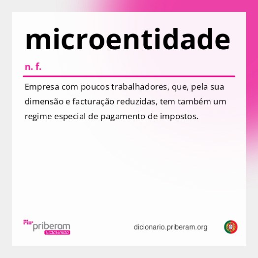 Significado de microentidade