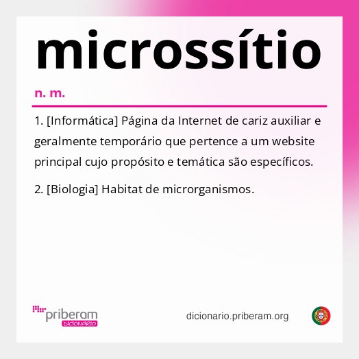 Significado de microssítio