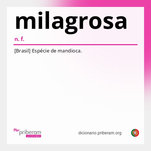 Significado de milagrosa