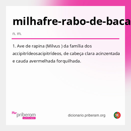 Significado de milhafre-rabo-de-bacalhau