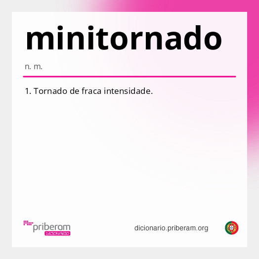 Significado de minitornado