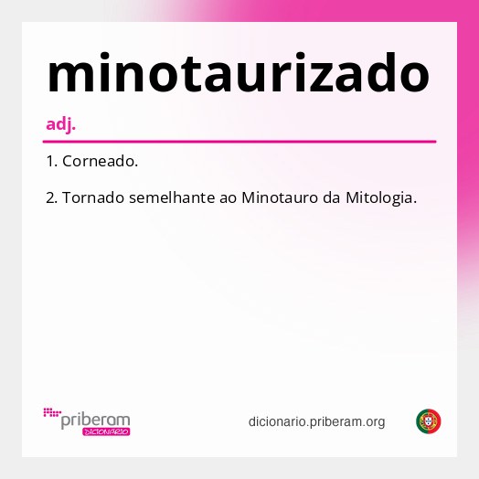 Significado de minotaurizado