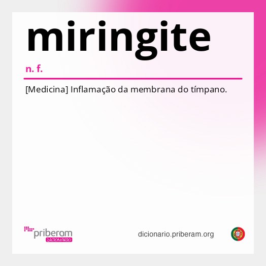 Significado de miringite