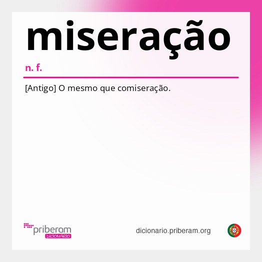Significado de miseração