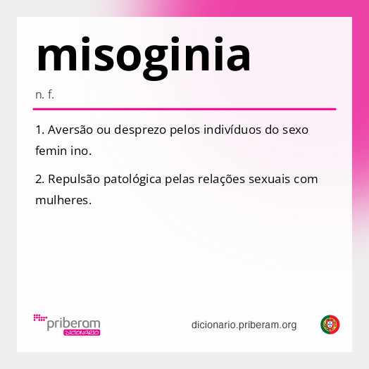 Significado de misoginia