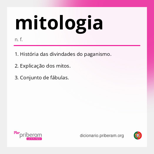 Significado de mitologia