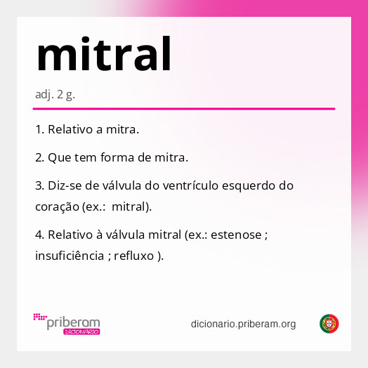 Significado de mitral