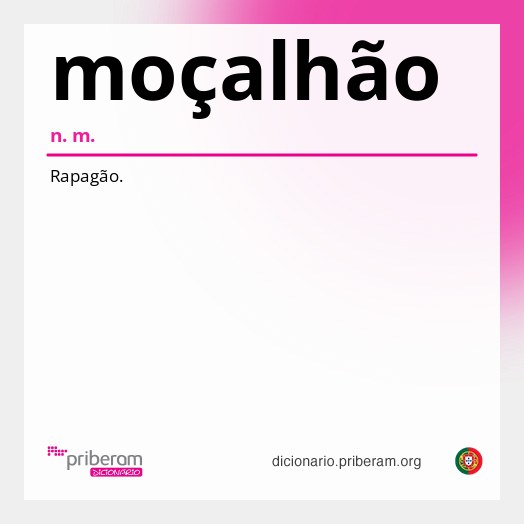 Significado de moçalhão