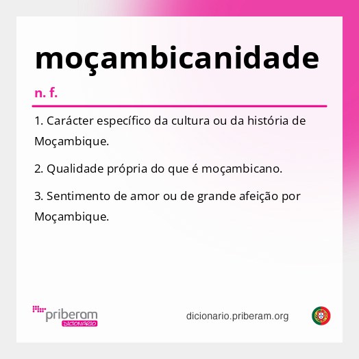 Significado de moçambicanidade