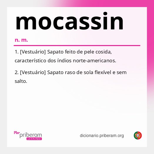 Significado de mocassin