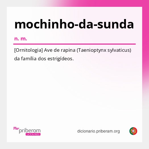 Significado de mochinho-da-sunda
