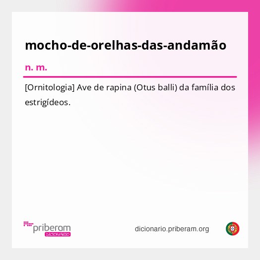 Significado de mocho-de-orelhas-das-andamão