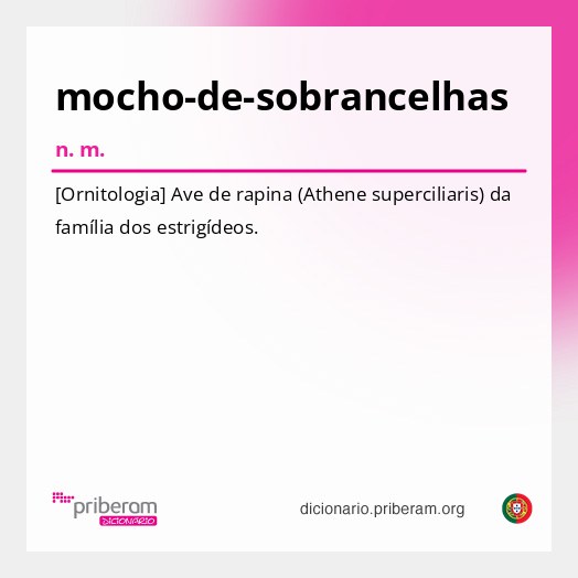 Significado de mocho-de-sobrancelhas