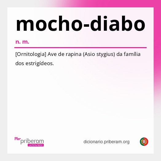 Significado de mocho-diabo