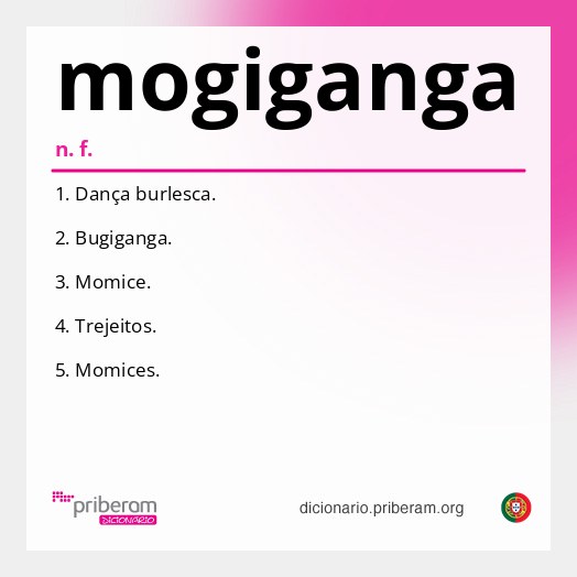 Significado de mogiganga