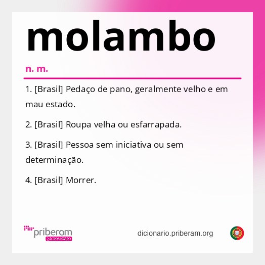 Significado de molambo