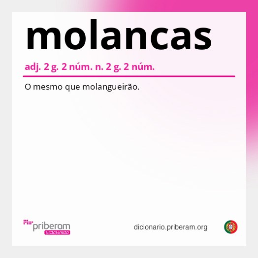 Significado de molancas