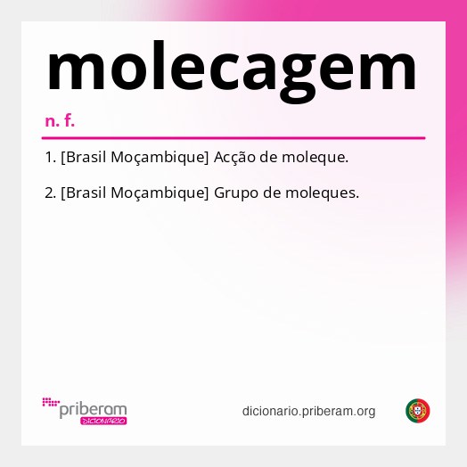 Significado de molecagem