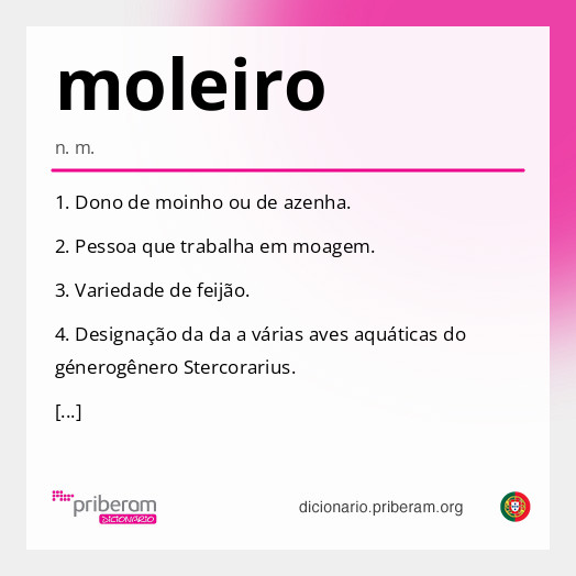 Significado de moleiro