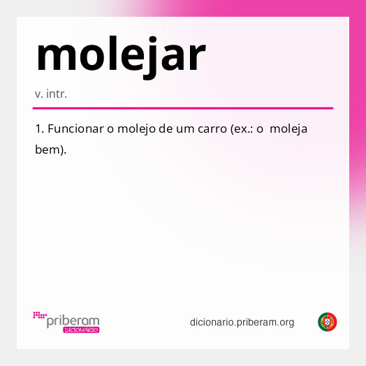 Significado de molejar