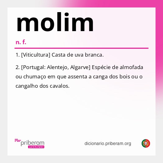 Significado de molim
