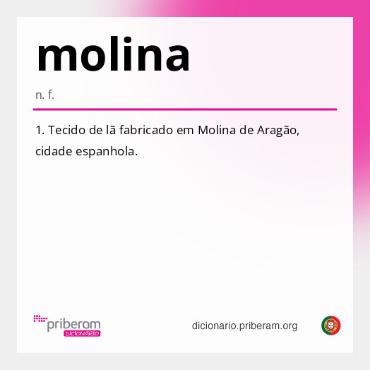 Significado de molina