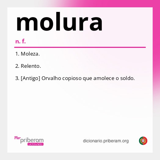 Significado de molura
