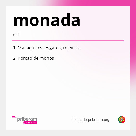 Significado de monada