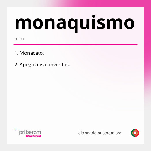 Significado de monaquismo