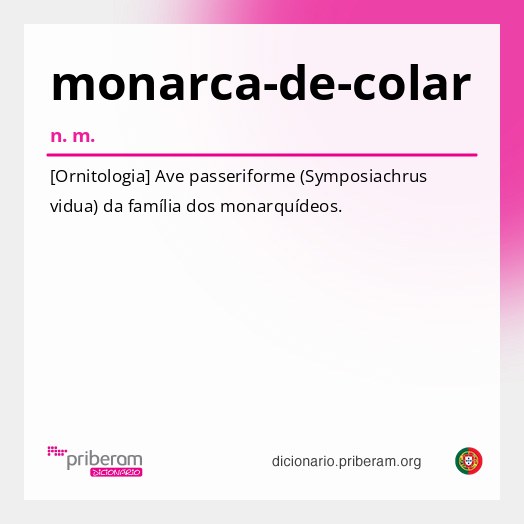 Significado de monarca-de-colar