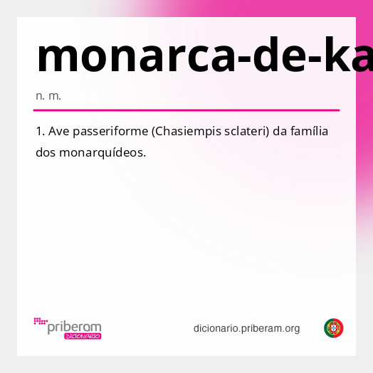 Significado de monarca-de-kauai