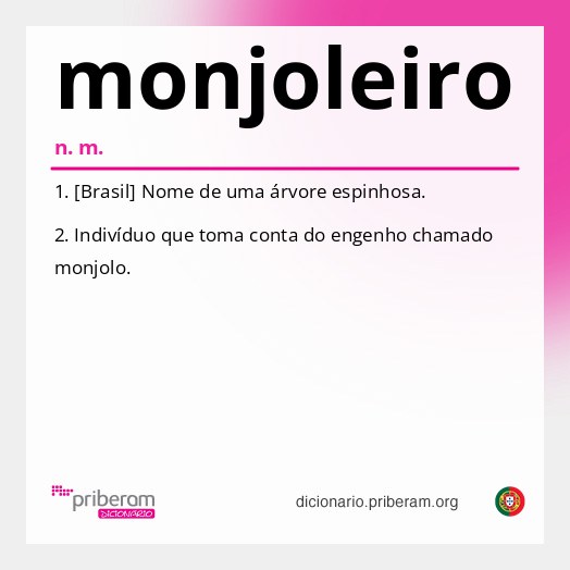 Significado de monjoleiro
