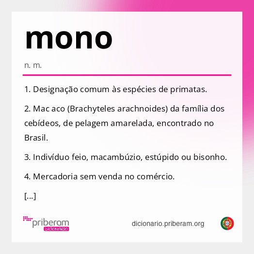 Significado de mono