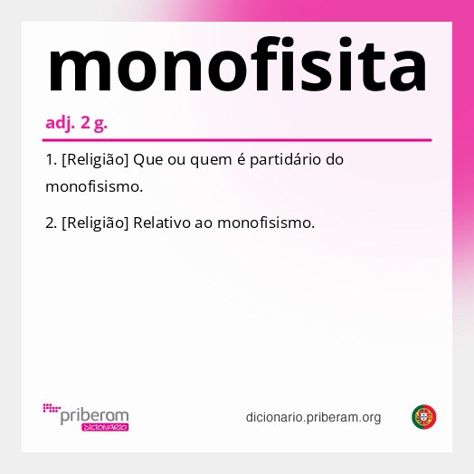 Significado de monofisita