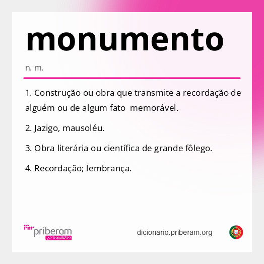 Significado de monumento