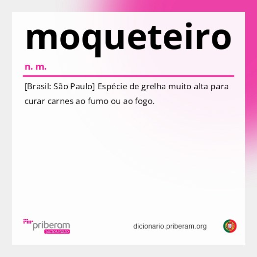 Significado de moqueteiro
