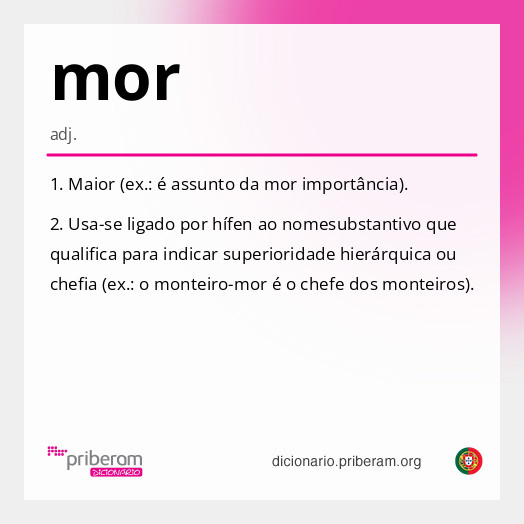 Significado de mor