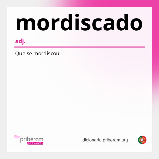 Significado de mordiscado