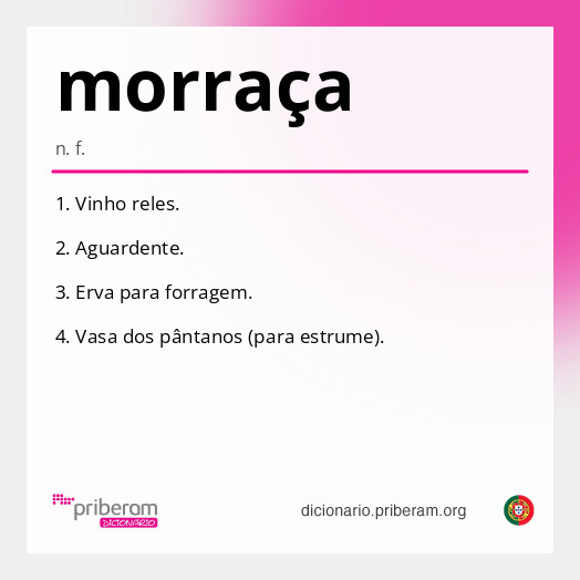 Significado de morraça